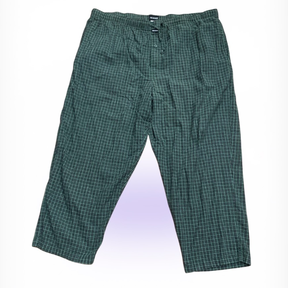 Joe Boxer Green Plaid Lounge Pants